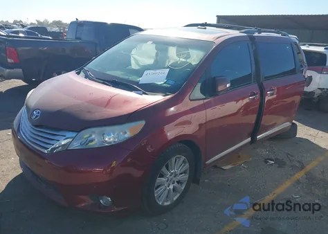 2013 Toyota Sienna Limited V6 7 Passenger from USA, damaged, VIN 5TDYK3DC8DS288565
